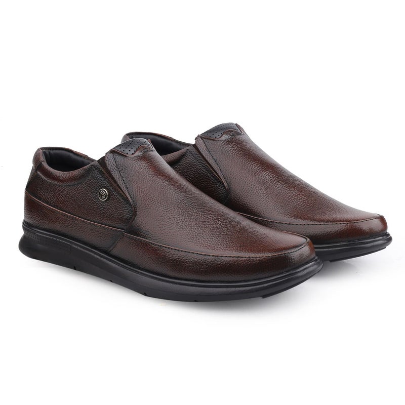 Bacca Bucci Leather Office Slip-ons Formal Shoes - Image 2
